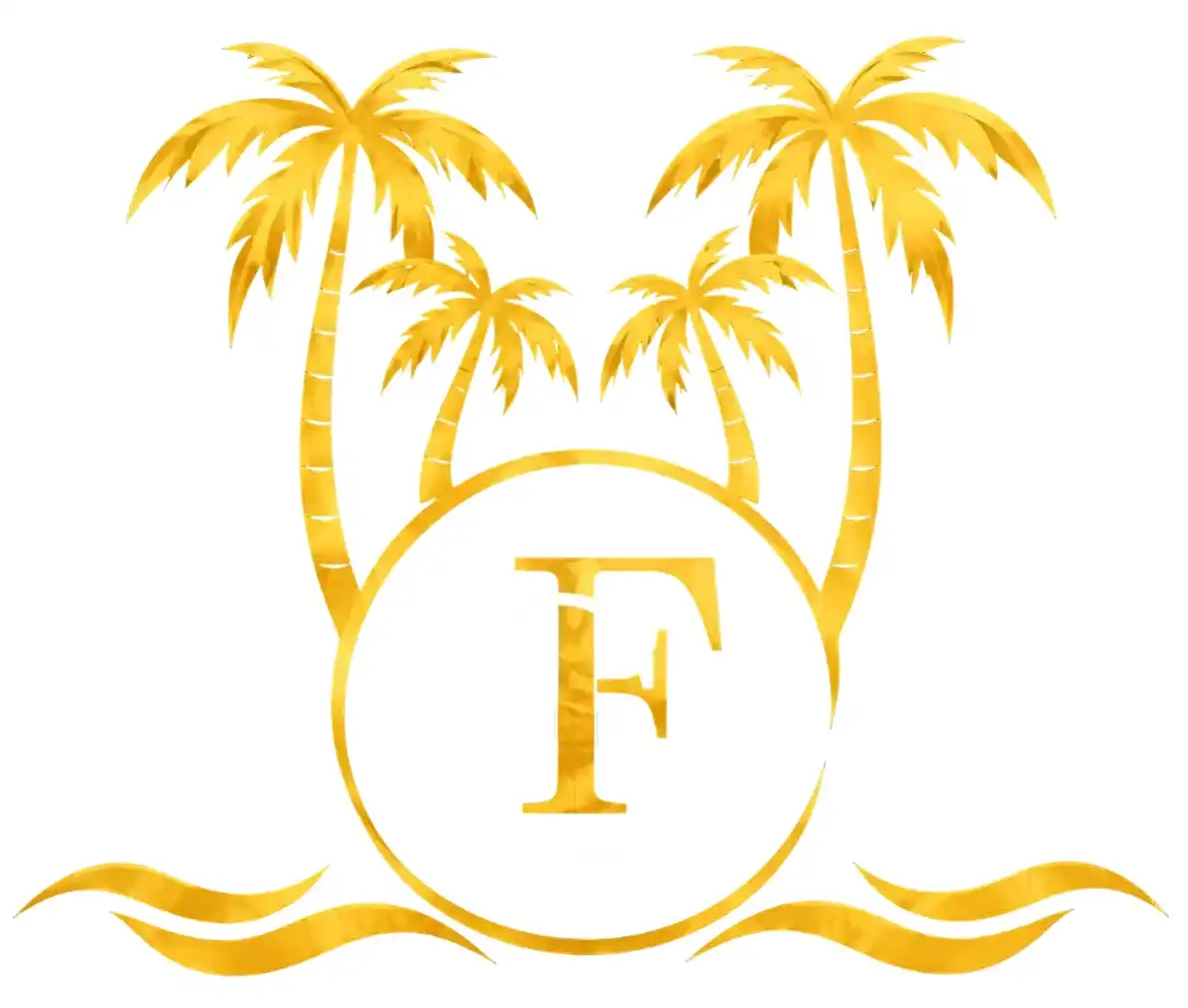 Luxury Tropical Gold ST Emblem