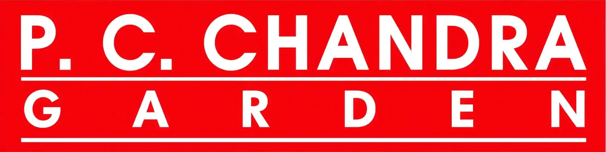 P. C. Chandra Garden Sign